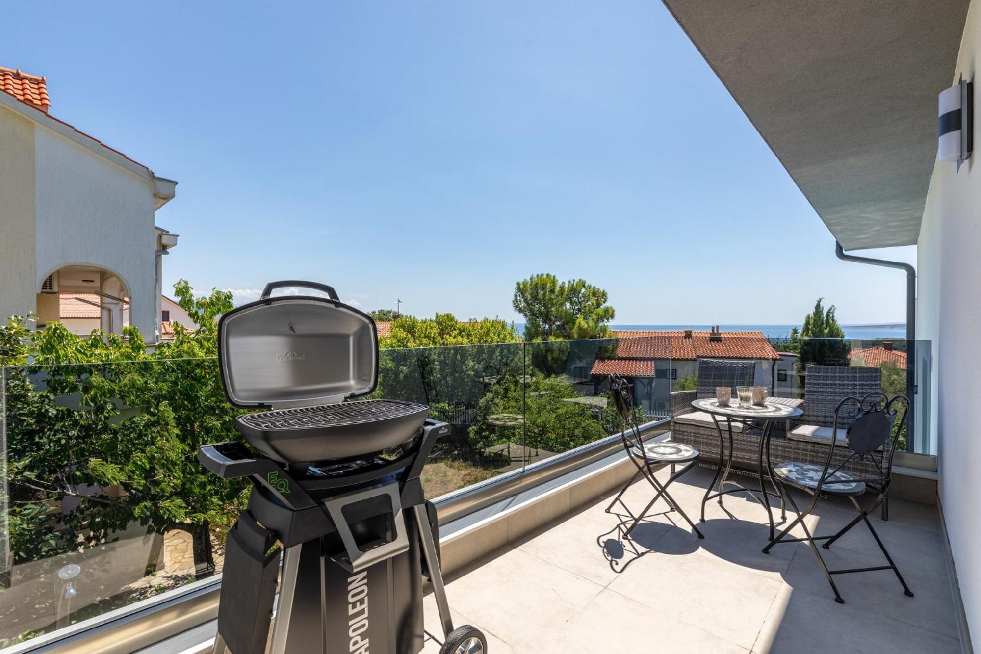 Luxury Villa Adria Apartments クルク エクステリア 写真